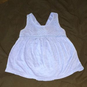 4t Girls Blue Knit Tank Top - Old Navy